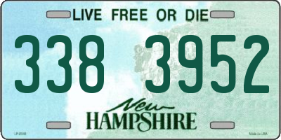 NH license plate 3383952