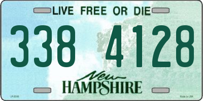 NH license plate 3384128
