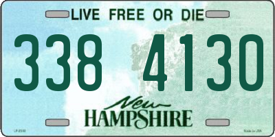 NH license plate 3384130