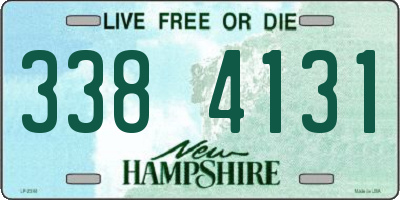 NH license plate 3384131
