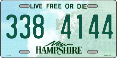 NH license plate 3384144
