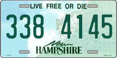NH license plate 3384145