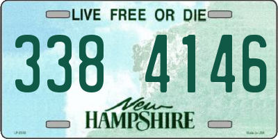 NH license plate 3384146
