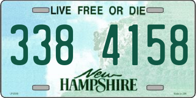 NH license plate 3384158