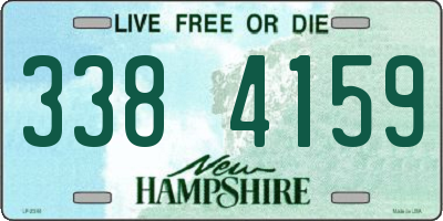 NH license plate 3384159