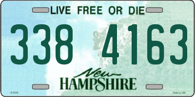 NH license plate 3384163