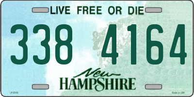 NH license plate 3384164
