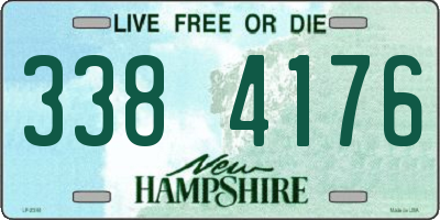 NH license plate 3384176