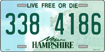NH license plate 3384186