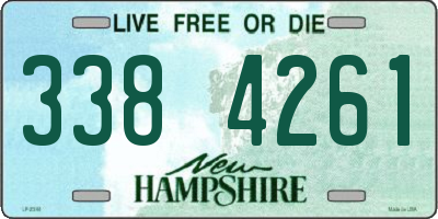 NH license plate 3384261