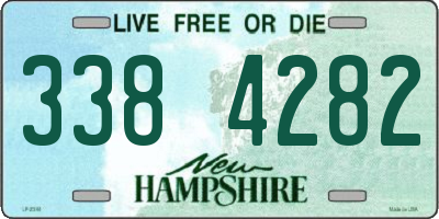 NH license plate 3384282