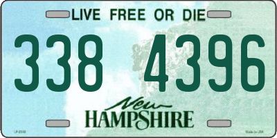 NH license plate 3384396