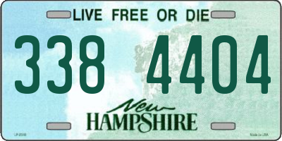 NH license plate 3384404