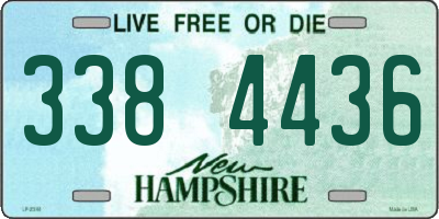 NH license plate 3384436