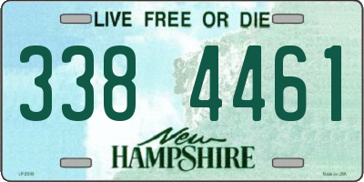 NH license plate 3384461