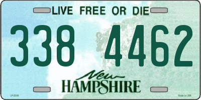 NH license plate 3384462
