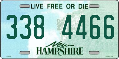 NH license plate 3384466