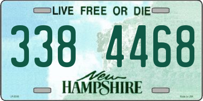 NH license plate 3384468
