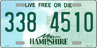 NH license plate 3384510