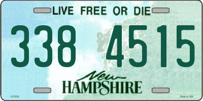 NH license plate 3384515