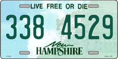 NH license plate 3384529