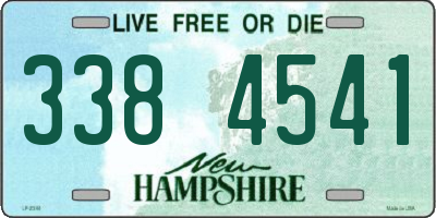 NH license plate 3384541