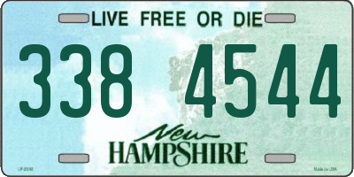 NH license plate 3384544