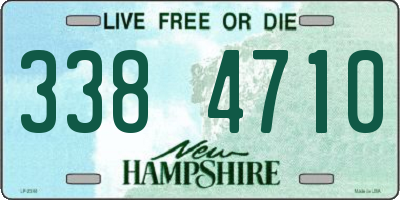 NH license plate 3384710