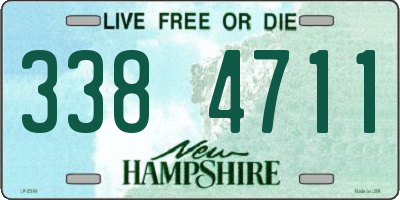 NH license plate 3384711