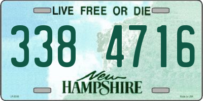 NH license plate 3384716