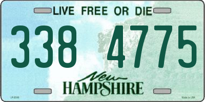NH license plate 3384775