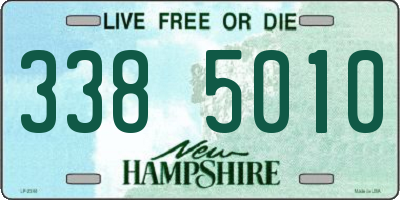 NH license plate 3385010
