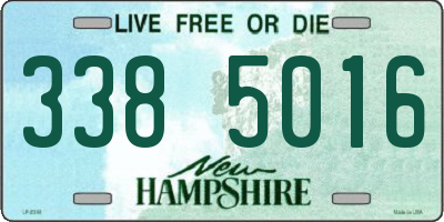 NH license plate 3385016