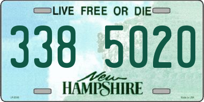 NH license plate 3385020