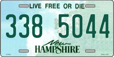 NH license plate 3385044
