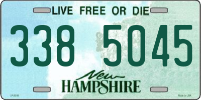 NH license plate 3385045