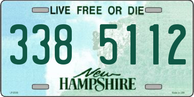 NH license plate 3385112