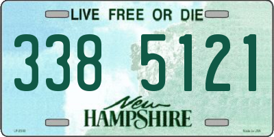 NH license plate 3385121
