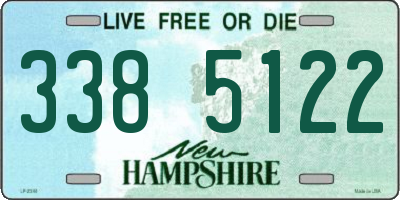 NH license plate 3385122