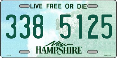NH license plate 3385125