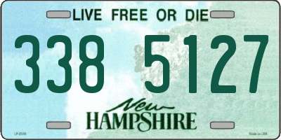 NH license plate 3385127