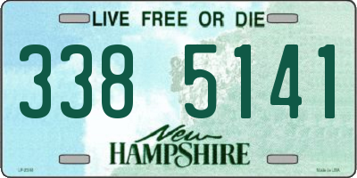 NH license plate 3385141