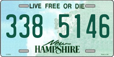 NH license plate 3385146