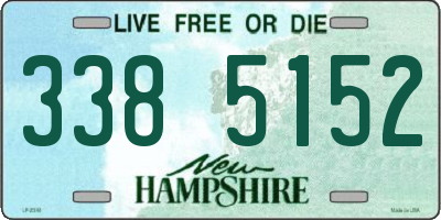 NH license plate 3385152