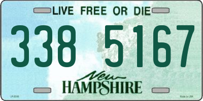 NH license plate 3385167