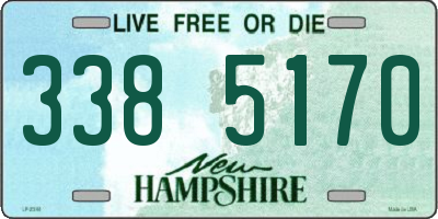 NH license plate 3385170