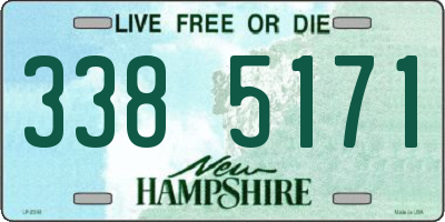 NH license plate 3385171