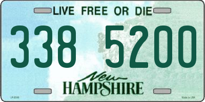NH license plate 3385200
