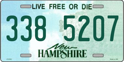 NH license plate 3385207