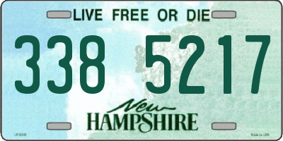 NH license plate 3385217
